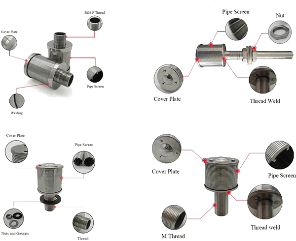 Water filter nozzle structure