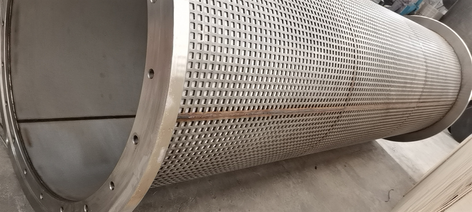 Perforated plate sintered wire mesh