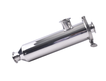 Angle filter housing