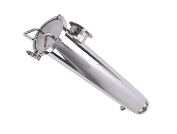 Angle filter housing