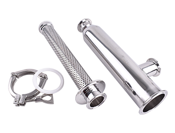 Angle filter housing