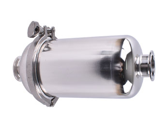 In-line filter with custom filter element